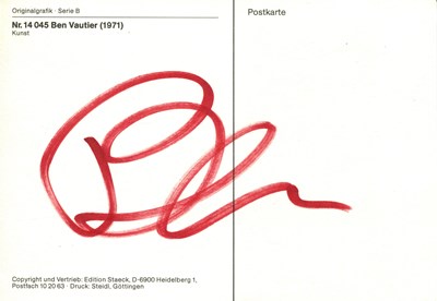 Lot 790 - VAUTIER BEN: (1935-2024)