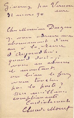 Lot 716 - MONET CLAUDE: (1840-1926)