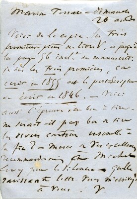 Lot 842 - HUGO VICTOR: (1802-1885)