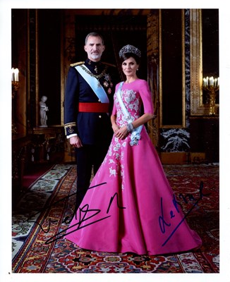 Lot 1093 - PHILIP VI & QUEEN LETIZIA OF SPAIN