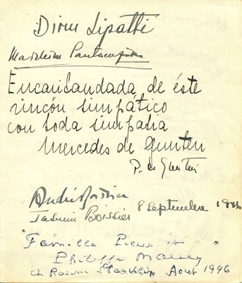 Lot 664 - LIPATTI DINU: (1917-1950)
