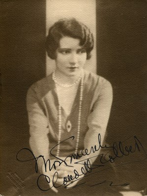 Lot 323 - COLBERT CLAUDETTE: (1903-1996)