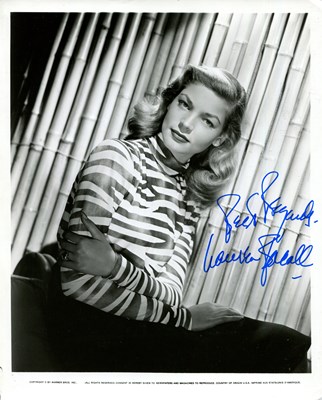 Lot 363 - BACALL LAUREN: (1924-2014)