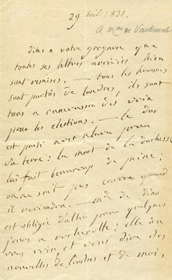 Lot 1105 - TALLEYRAND-PÉRIGORD CHARLES MAURICE DE: (1754-1838)