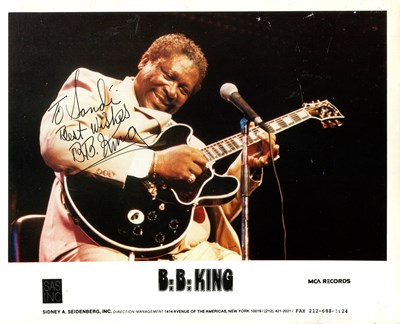 Lot 535 - KING B.B.: (1925-2015)