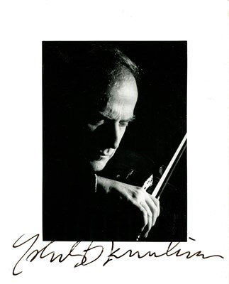 Lot 665 - MENUHIN YEHUDI: (1916-1999)