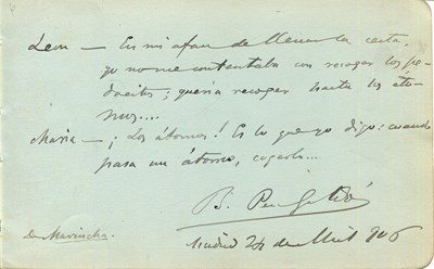 Lot 874 - PEREZ GALDOS BENITO: (1843-1920)