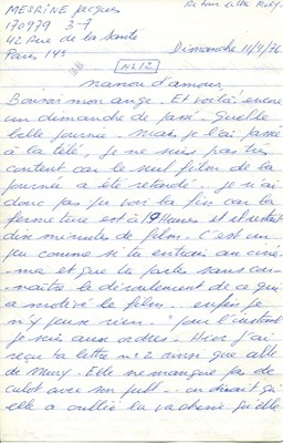 Lot 595 - MESRINE JACQUES: (1936-1979)