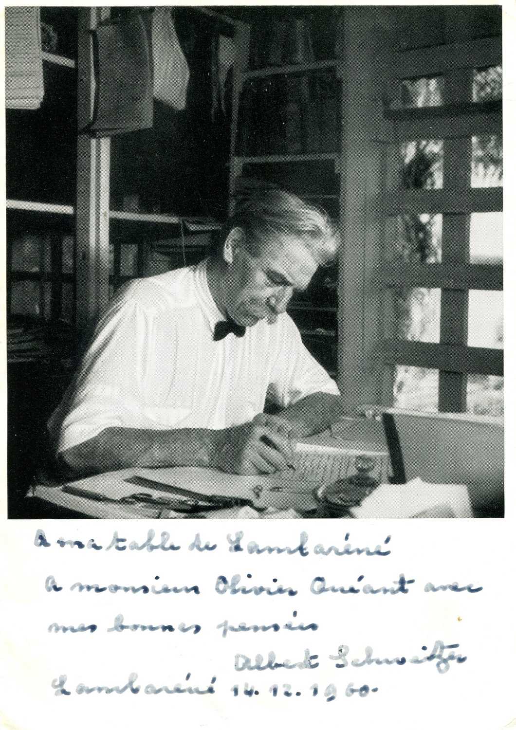 Lot 936 - SCHWEITZER ALBERT: (1875-1965)