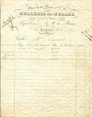 Lot 847 - DUPLESSIS MARIE: (1824-1847)