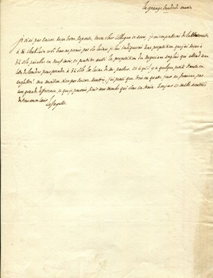 Lot 1173 - LA FAYETTE GILBERT DU MOTIER: (1757-1834)