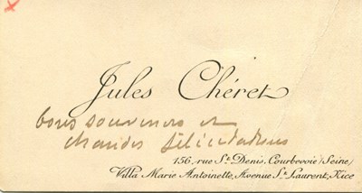 Lot 733 - CHERET JULES: (1836-1932)