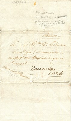 Lot 996 - HEZETA JOSE: (1788-1862)