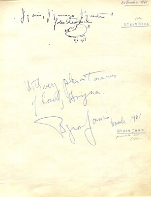 Lot 931 - STEINBECK JOHN: (1902-1968)