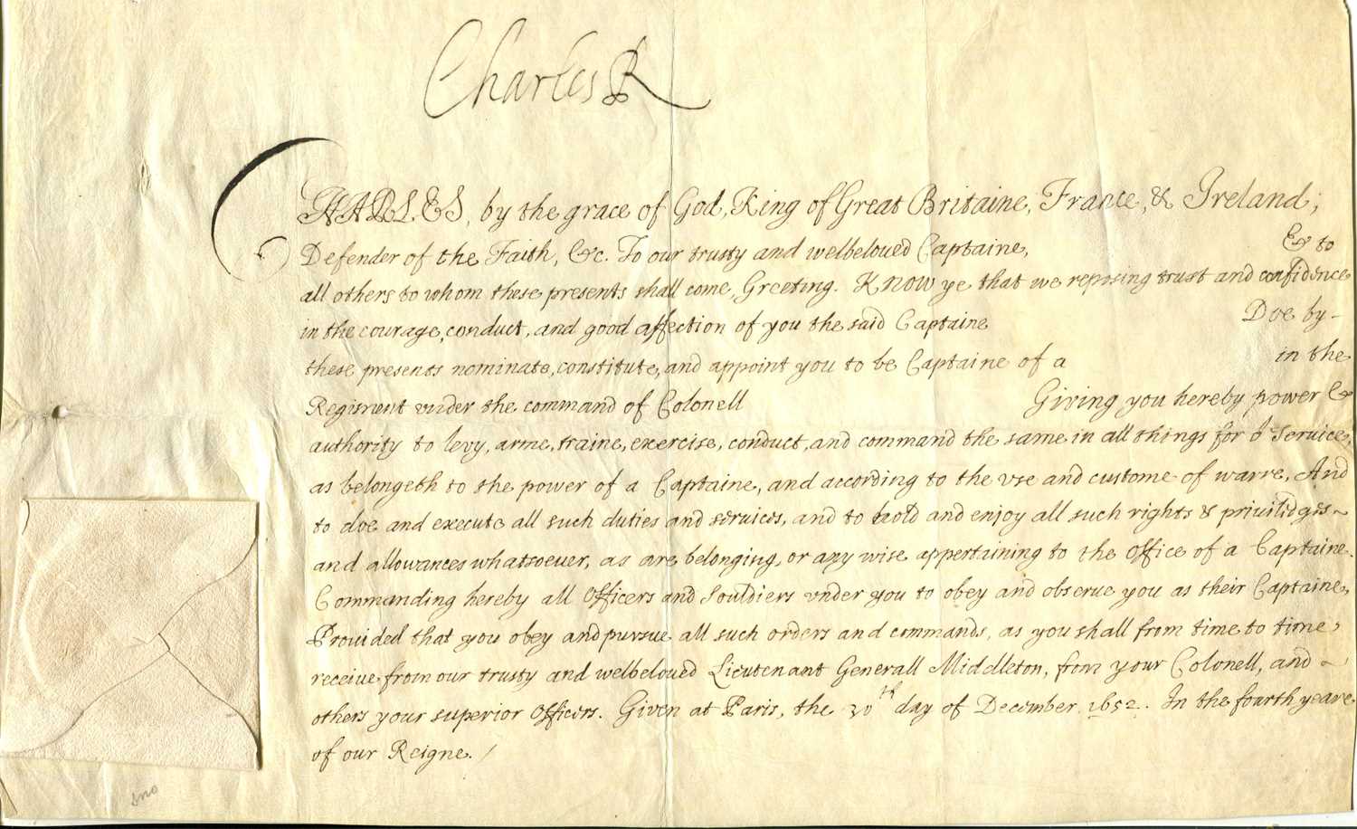 Lot 1133 - CHARLES II: (1630-1685)