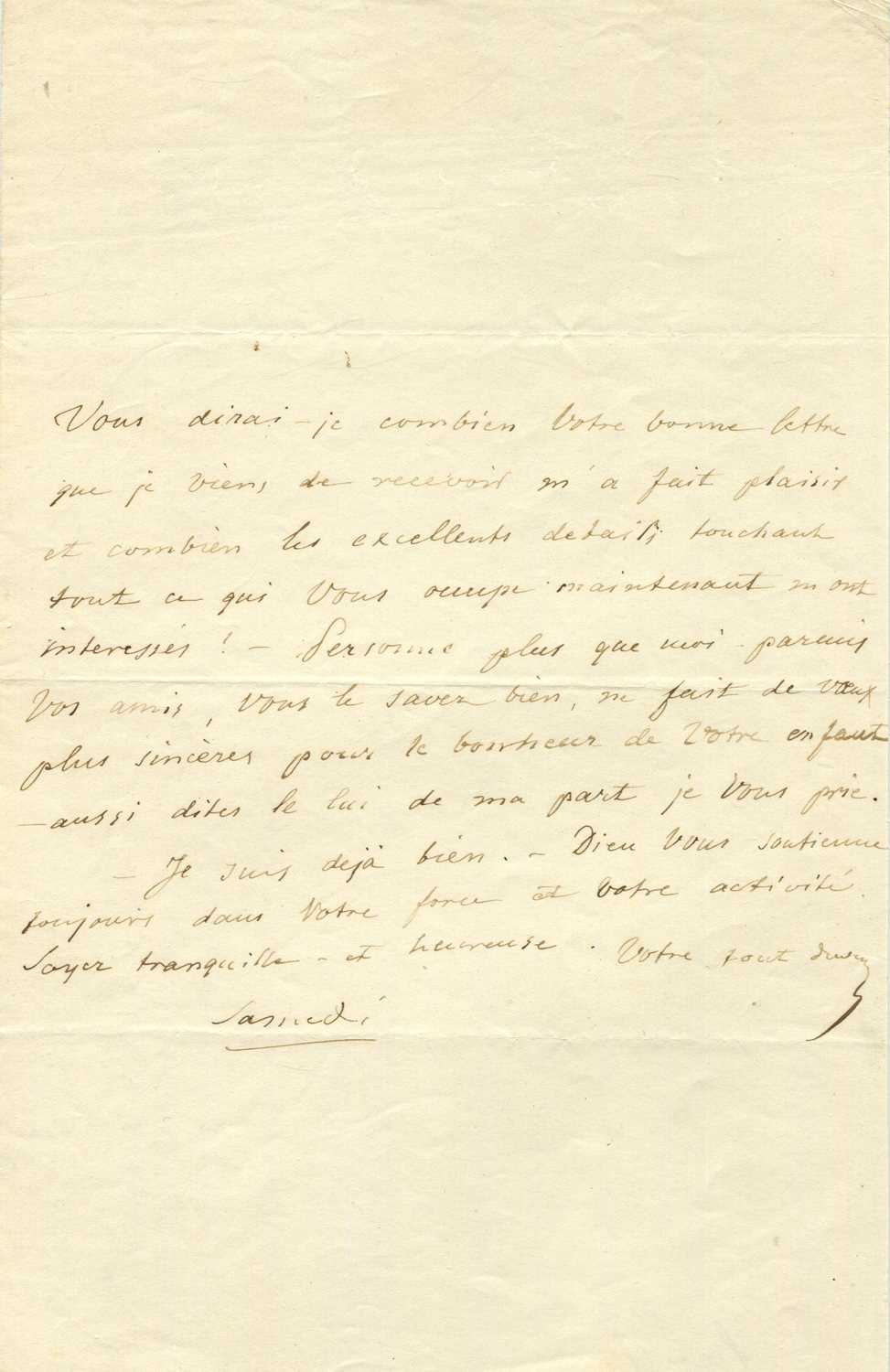 Lot 641 - CHOPIN FREDERIC: (1810-1849)