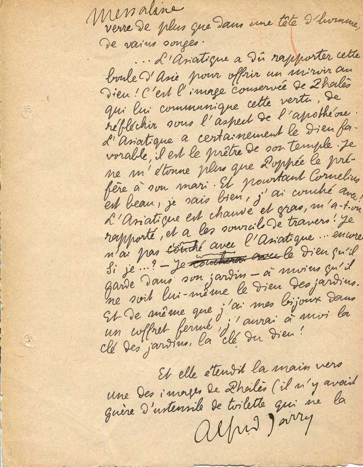 Lot 854 - JARRY ALFRED: (1873-1907)