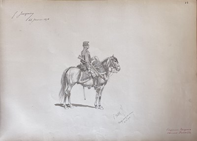 Lot 695 - DETAILLE EDOUARD: (1848-1912)