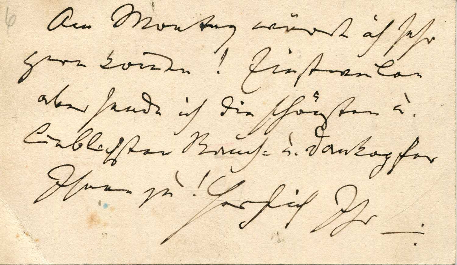 Lot 646 - BRAHMS JOHANNES: (1833-1897)