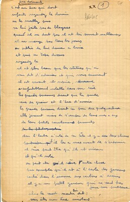 Lot 869 - PREVERT JACQUES: (1900-1977)