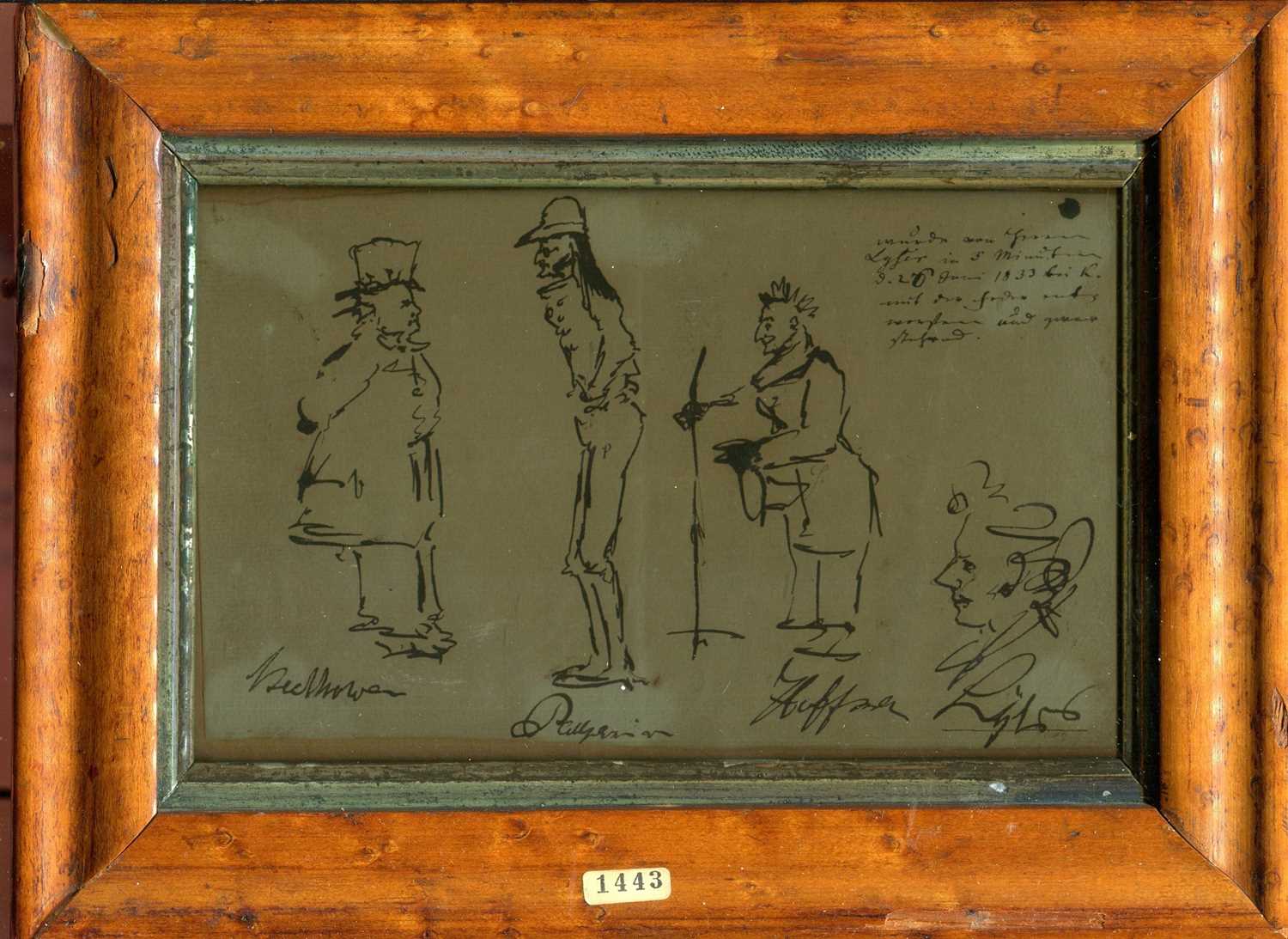 Lot 640 - [BEETHOVEN LUDWIG VAN]: (1770-1827) LYSER JOHANN PETER: (1803-1870)