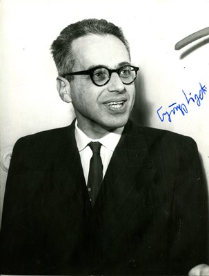 Lot 199 - LIGETI GYORGY: (1923-2006)