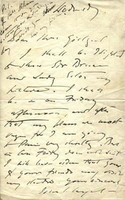 Lot 732 - SARGENT JOHN SINGER: (1856-1925)