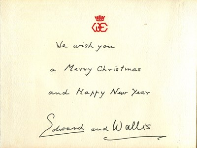 Lot 1147 - [EDWARD & WALLIS]